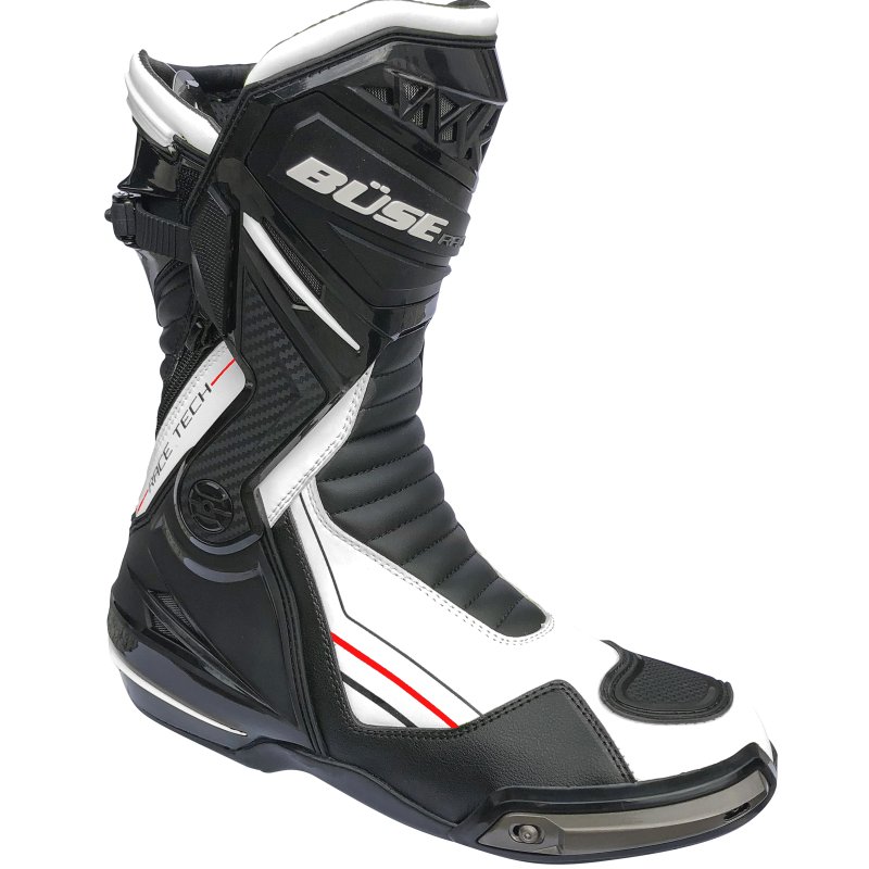 Мотоботи BUSE GP Race Tech EVO чорні-білі