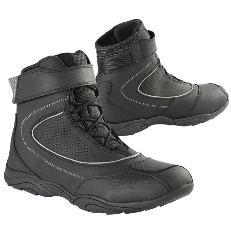 Мотоботи BUSE B57 чорний/сріблястий