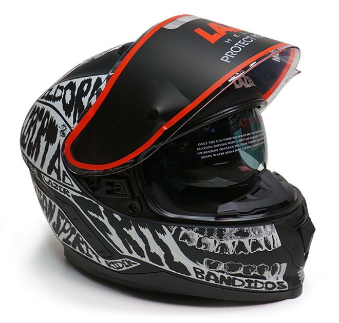 Мотоциклетний шолом LAZER RAFALE EVO Mexicana (кол. Чорний - Флуо)