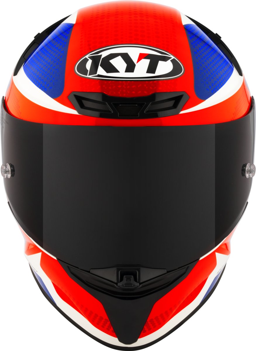 Мотоциклетний шолом KYT TT-REVO GEAR Синій/Червоний