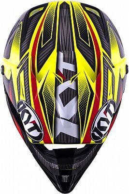 Мотошолом KYT CROSS OVER POWER чорний / жовтий флуо