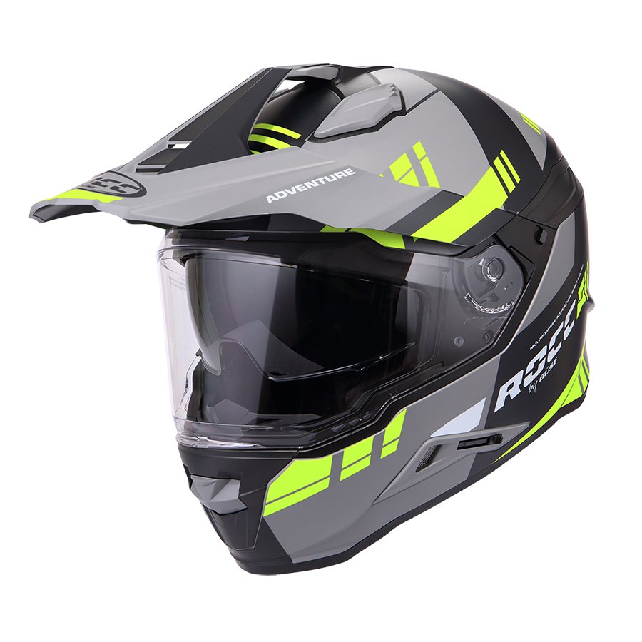 Мотоциклетний шолом ROCC 701 чорний-жовтий