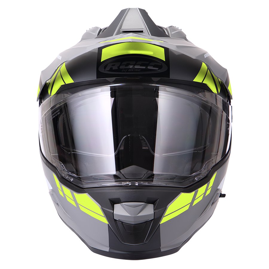 Мотоциклетний шолом ROCC 701 чорний-жовтий