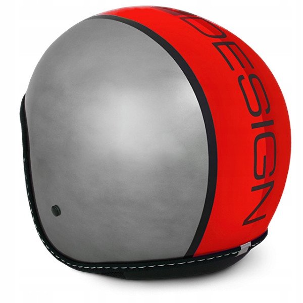 Мотоциклетний шолом JET MOMO BLADE Металевий червоний / чорний