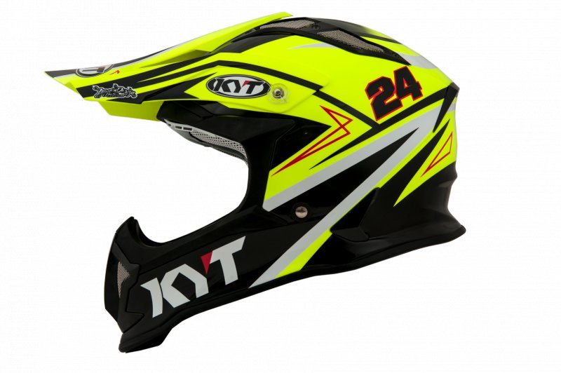 Мотошолом KYT STRIKE EAGLE SIMPSON REPLICA жовтий