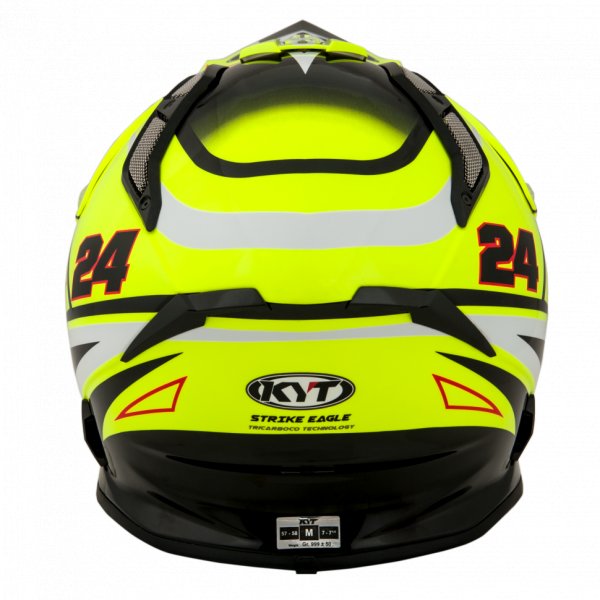 Мотошолом KYT STRIKE EAGLE SIMPSON REPLICA жовтий