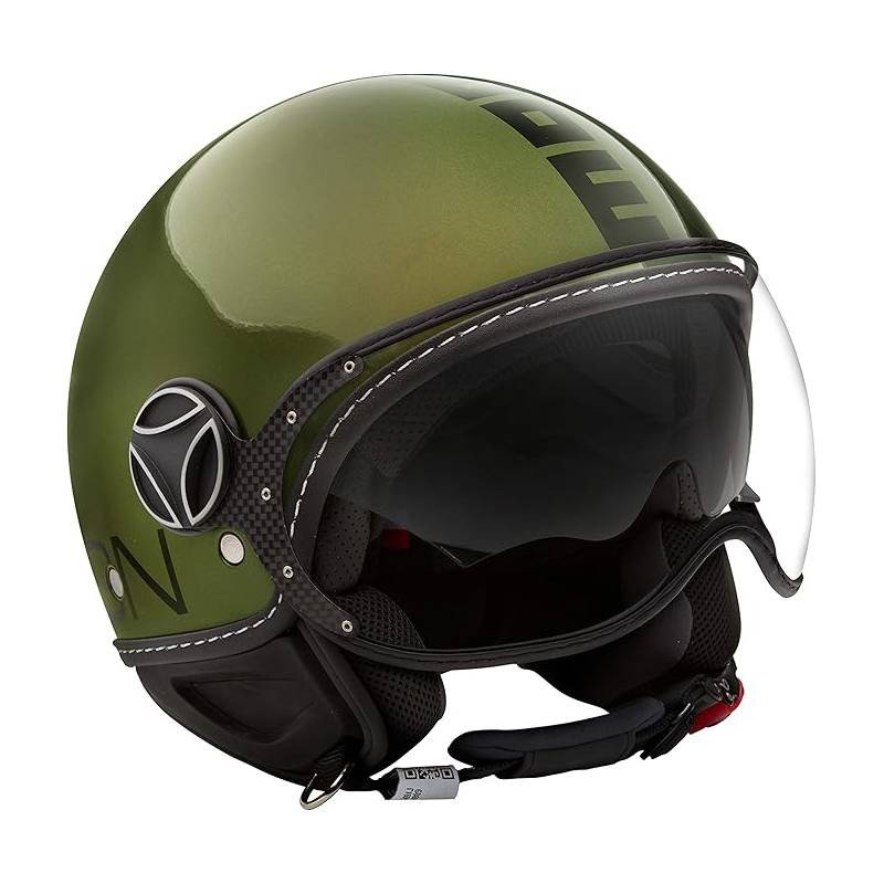 Мотоциклетний шолом JET MOMO FGTR EVO Green Metal/ Black