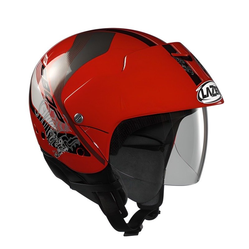 Мотоциклетний шолом LAZER BE-BOP Talas червоний