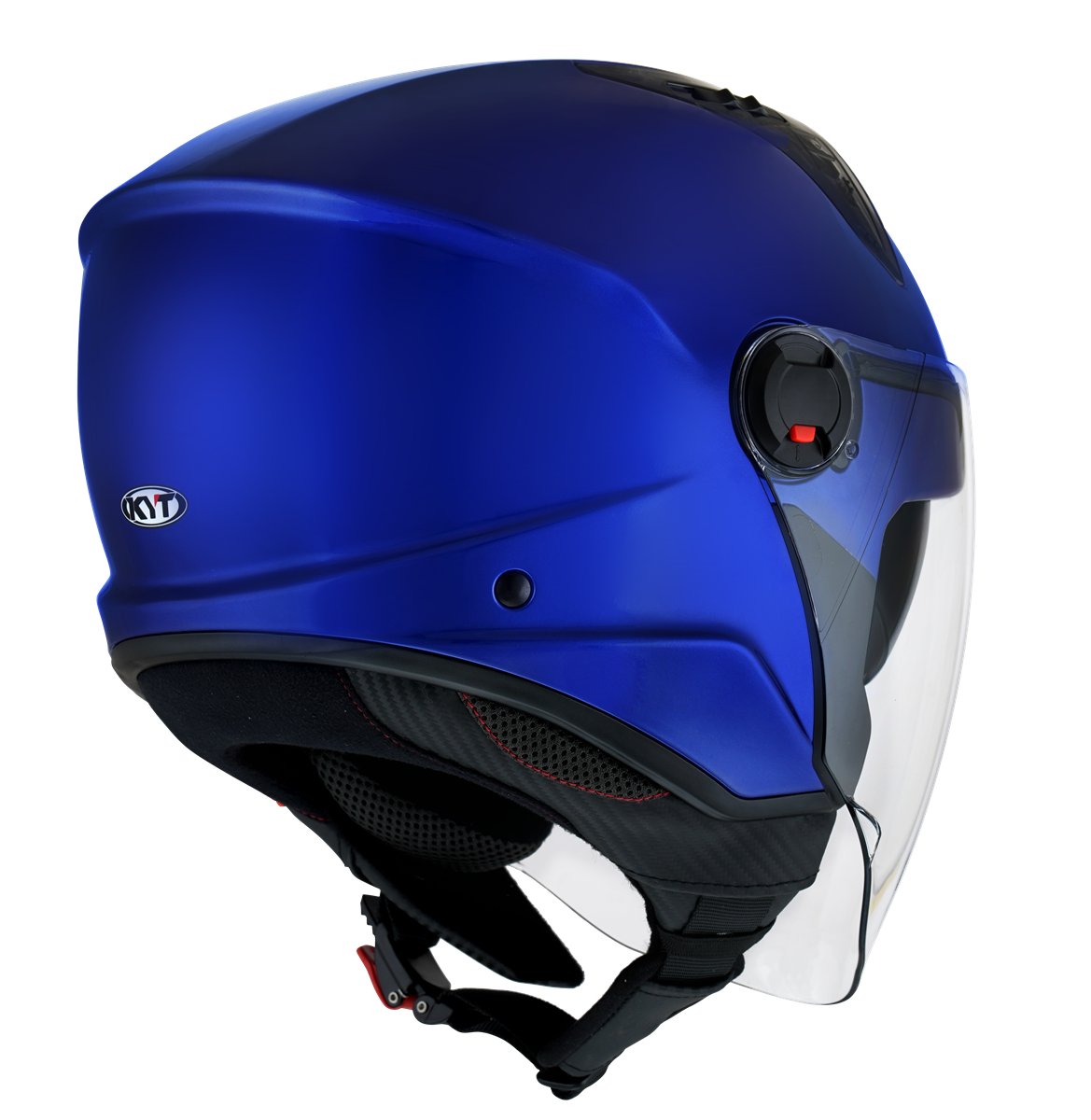 Мотоциклетний шолом KYT D-CITY глянцевий синій металік ECE/ONU 22-06