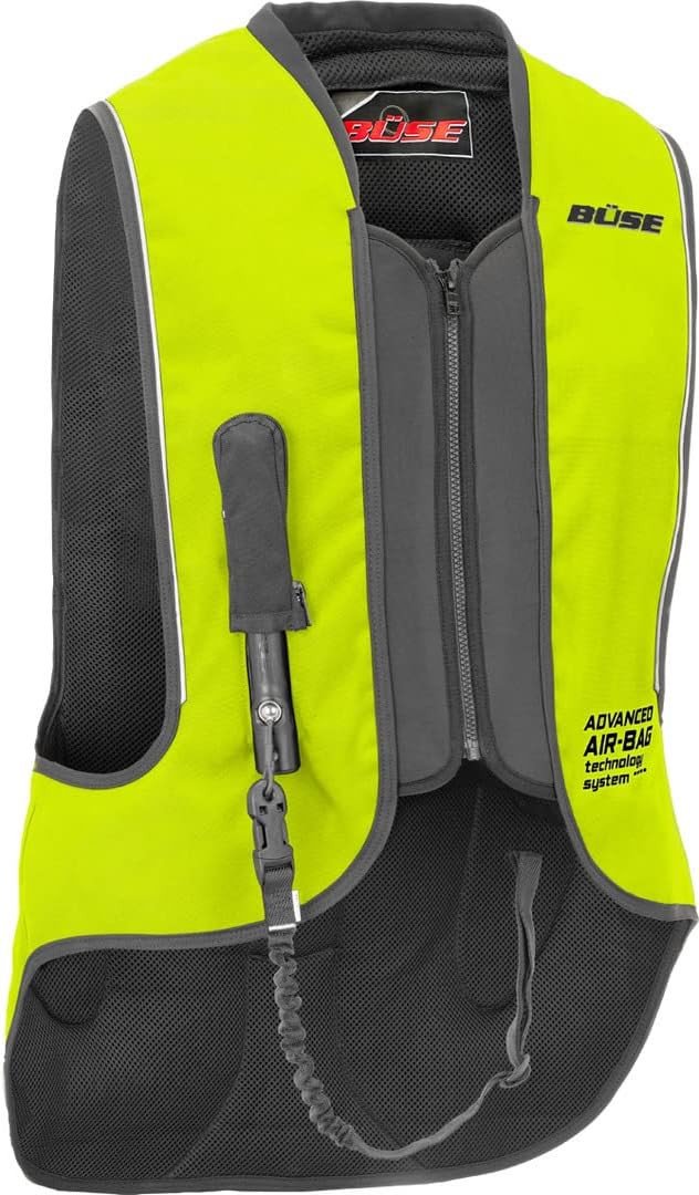 Мотокамізелька з повітряною подушкою BUSE Airbag неонова