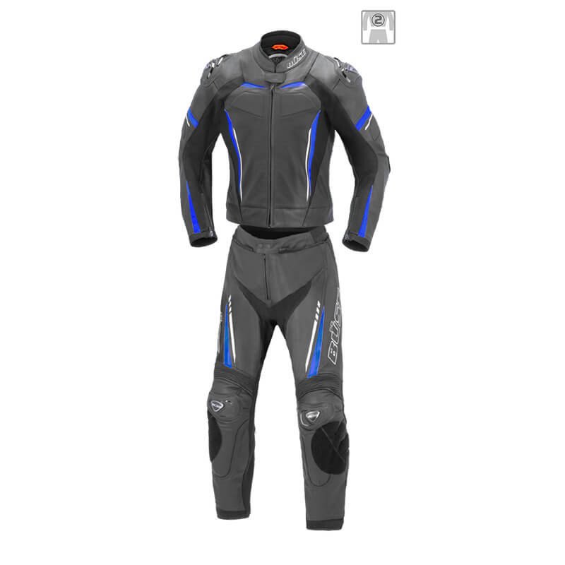Жіночий мотокостюм BUSE Imola чорний-синій 102501