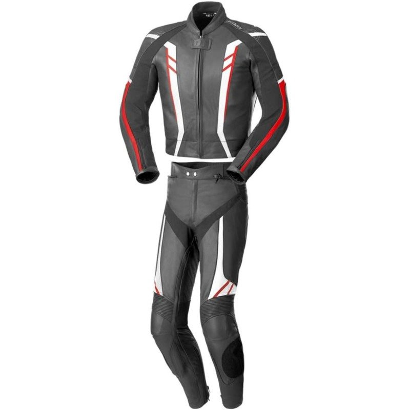 Мотокомбінезон BUSE Jerez чорний-білий-червоний