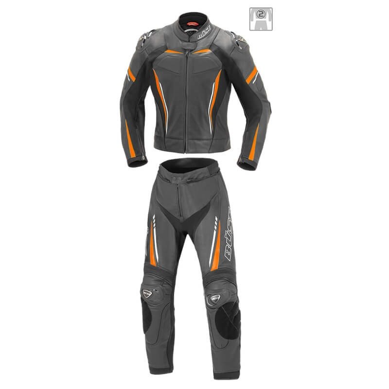 Жіночий мотокомбінезон BUSE Imola чорний-помаранчевий 102503
