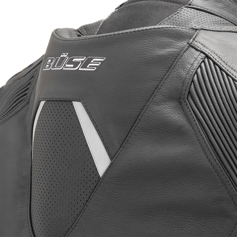 Жіночий мотокомбінезон BUSE Imola чорний-червоний 102502