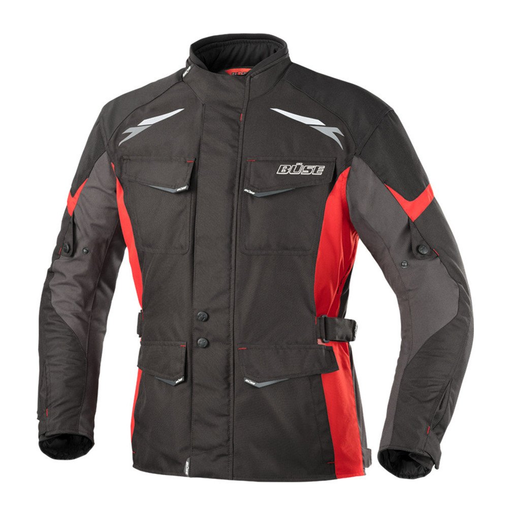 Мотоциклетна куртка BUSE Lago II чорна-червона
