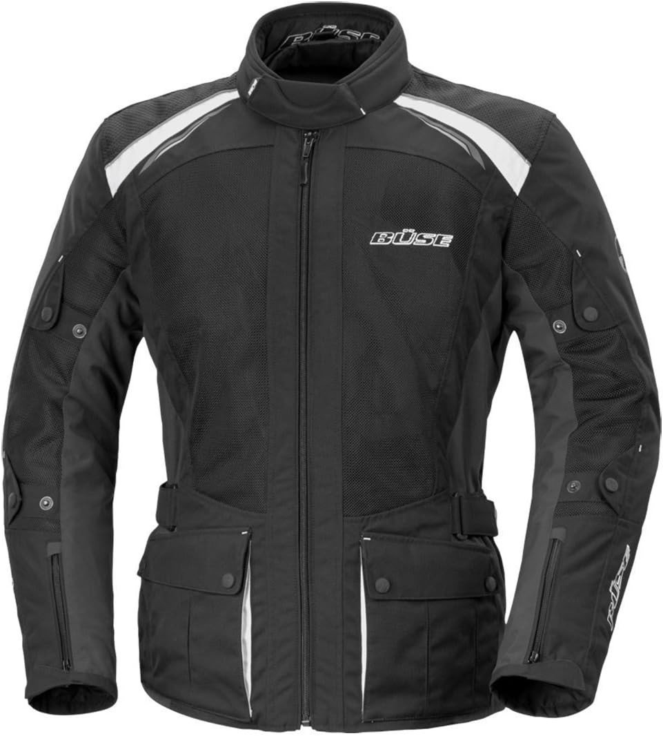Мотоциклетна куртка BUSE Arco чорна-біла