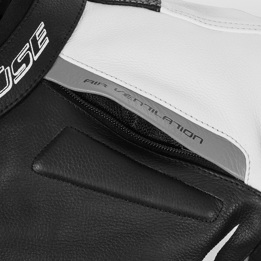 Жіночий мотокостюм BUSE Track чорний-зелений