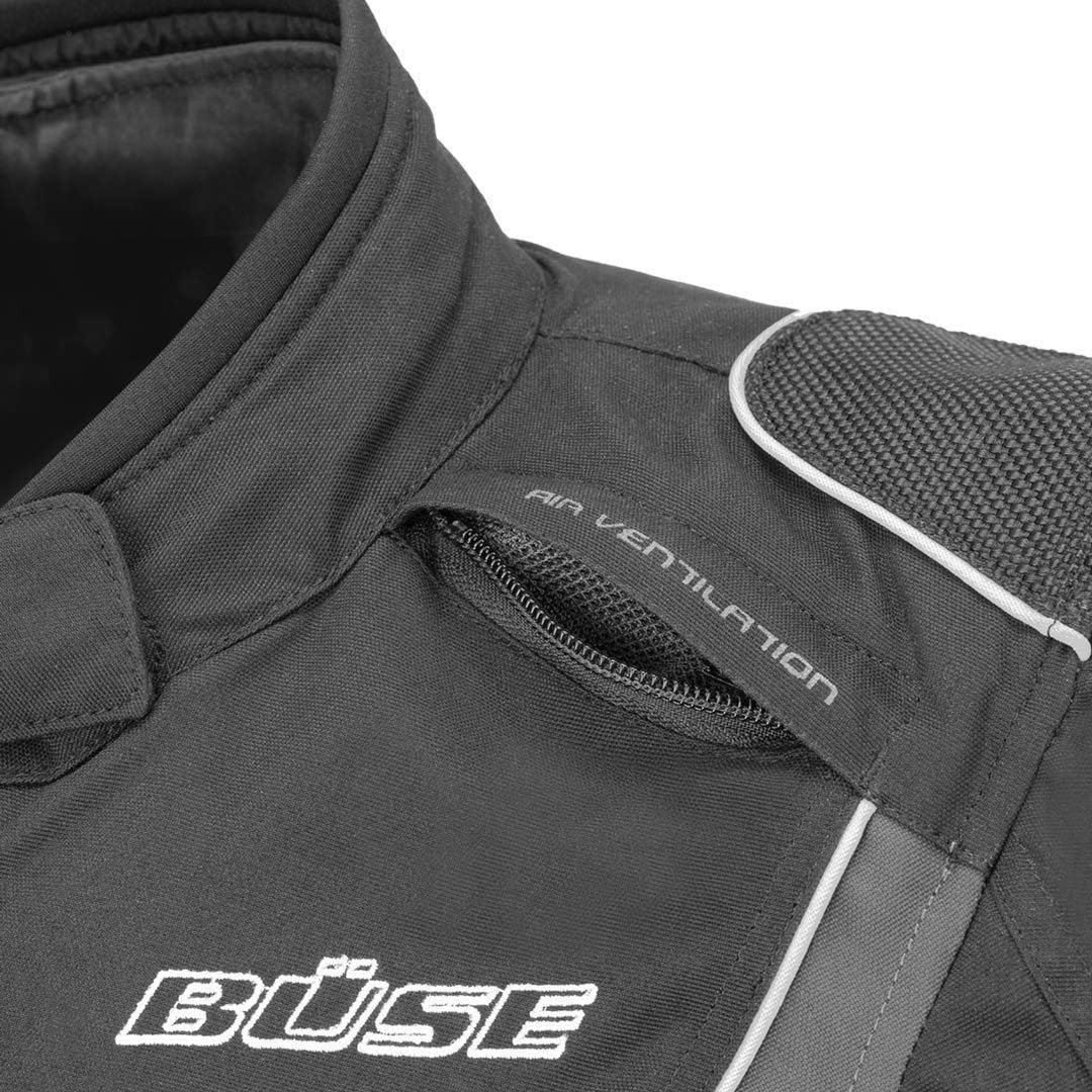 Жіноча мотокуртка BUSE Cara чорна-біла