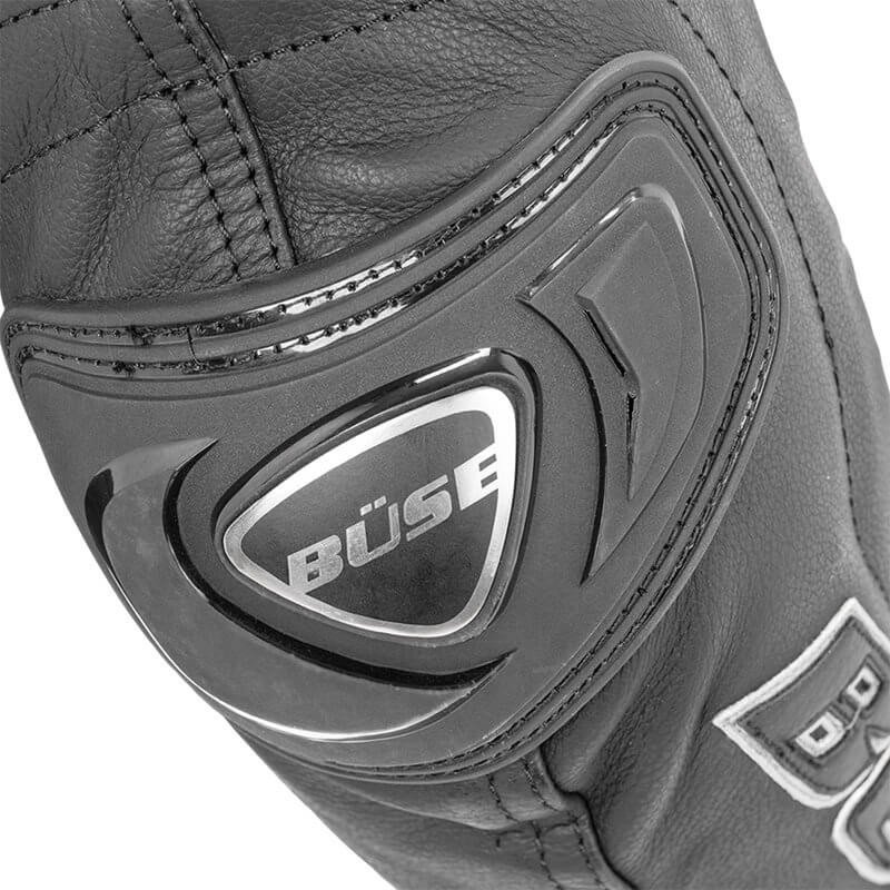 Шкіряна чоловіча мотокуртка BUSE Assen чорна 106750