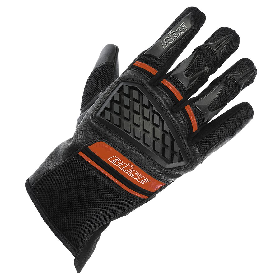 Жіночі мотокросові рукавички BUSE Braga чорні/червоні