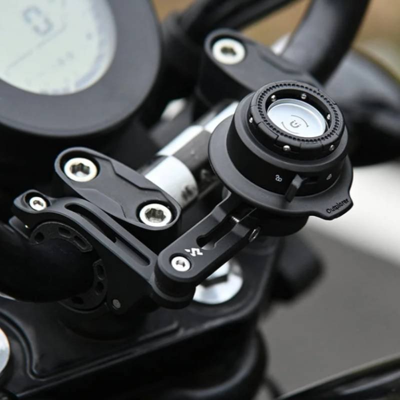 QUICK LAUNCH тримач на кермо з регулюванням і амортизацією Outplorer QM02