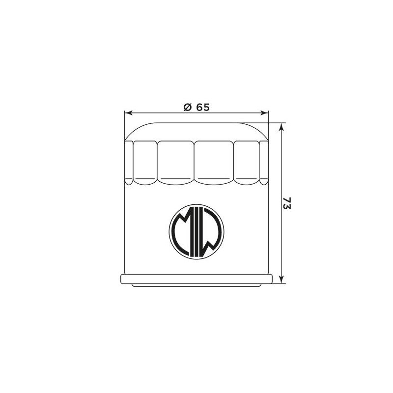 Масляний фільтр MIW H1013
