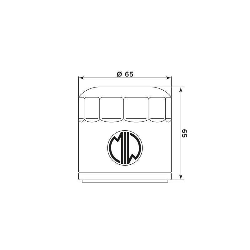 Масляний фільтр MIW BE12001