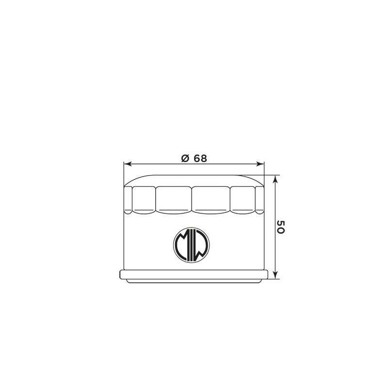MIW масляний фільтр Y4016