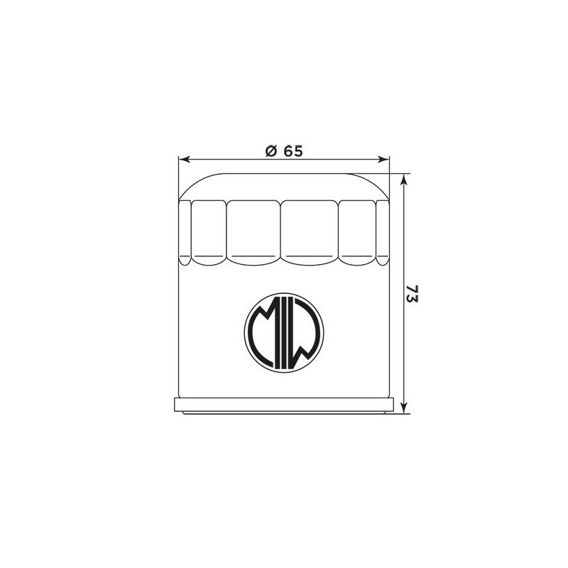 MIW Масляний фільтр BU10003