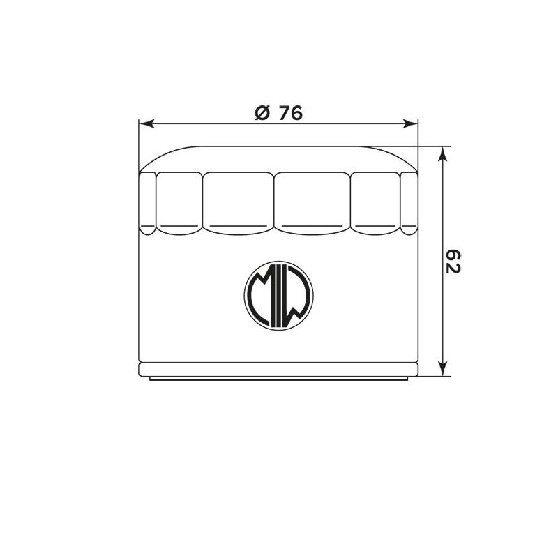 Масляний фільтр MIW B9004