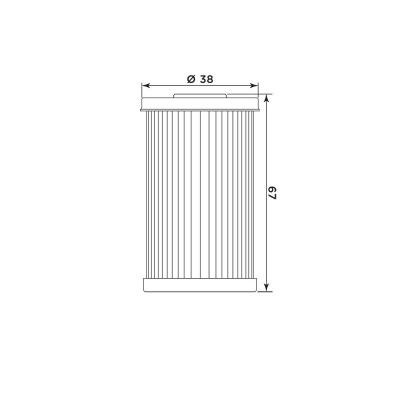 Масляний фільтр MIW DA16003