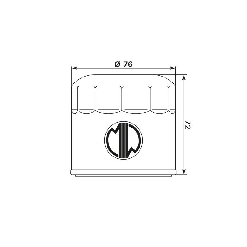 Масляний фільтр MIW D6001