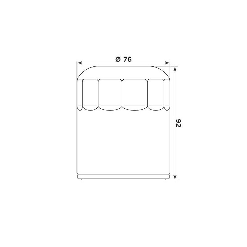 Масляний фільтр MIW BU10001