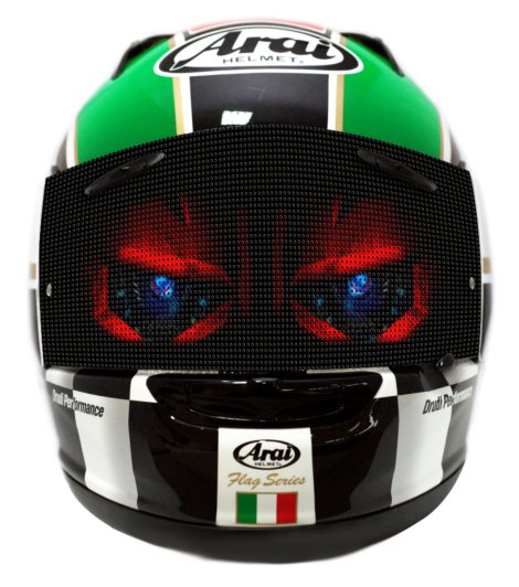 Перфорована наклейка ONEDESIGN на візор