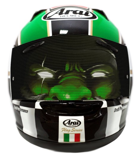 Перфорована наклейка ONEDESIGN на візор