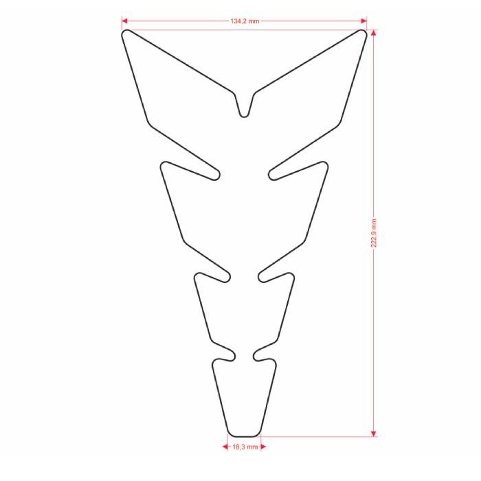 ONEDESIGN Tankpad Moon Slim Monza circuit