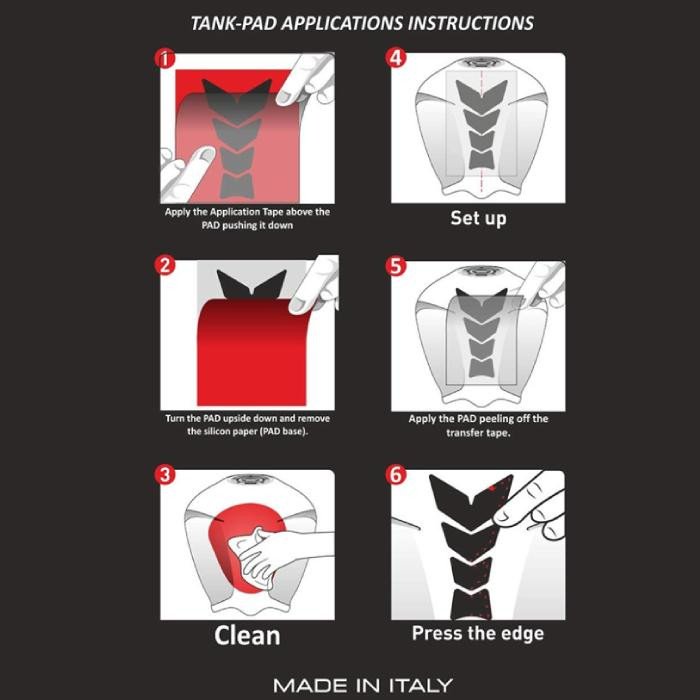 ONEDESIGN tankpad future with application tape Honda