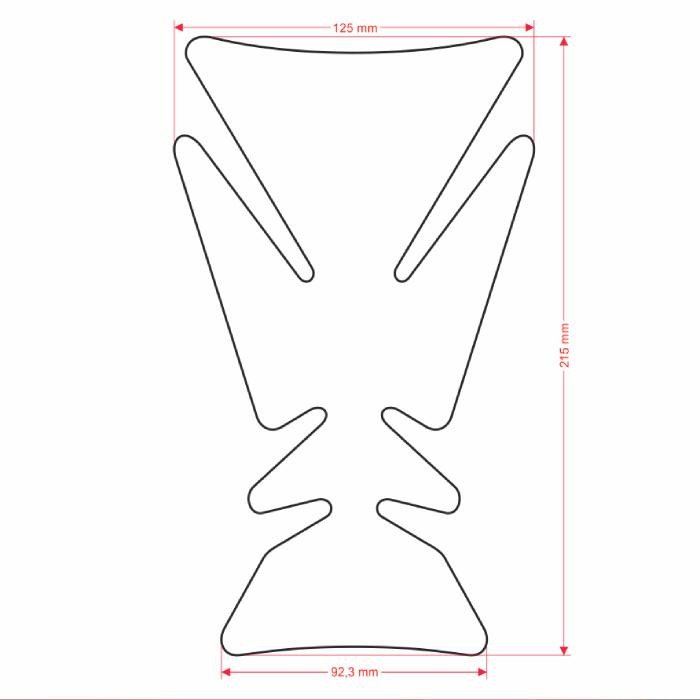 ONEDESIGN tankpad Engineering Maxi carbon