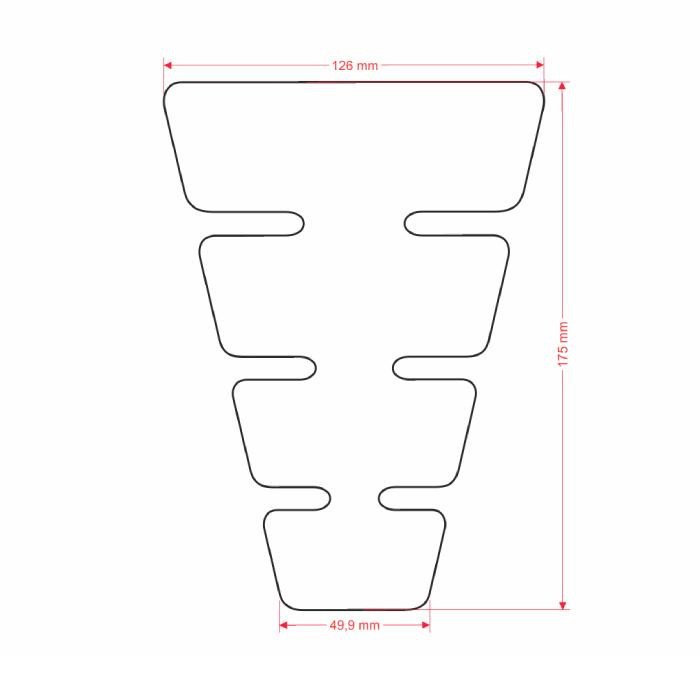 ONEDESIGN tankpad CLASSIC shape carbon