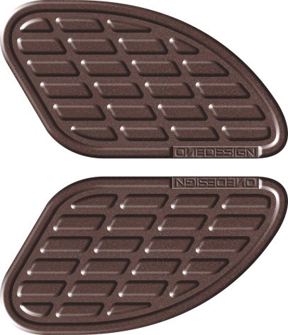 Пара накладок ONEDESIGN для stompgrip з м'якої шкіри коричневого кольору