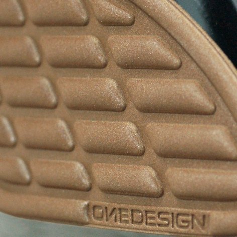 Пара накладок ONEDESIGN для stompgrip з м'якої шкіри коричневого кольору