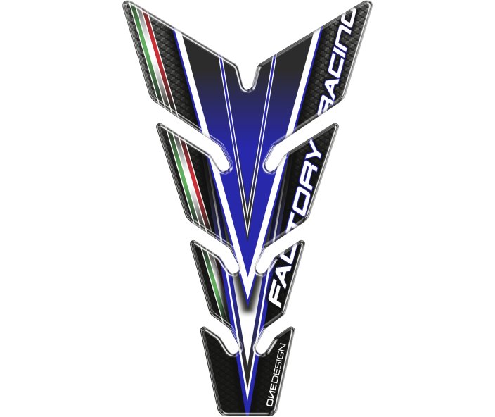 ONEDESIGN Tankpad Factory racing синій версія