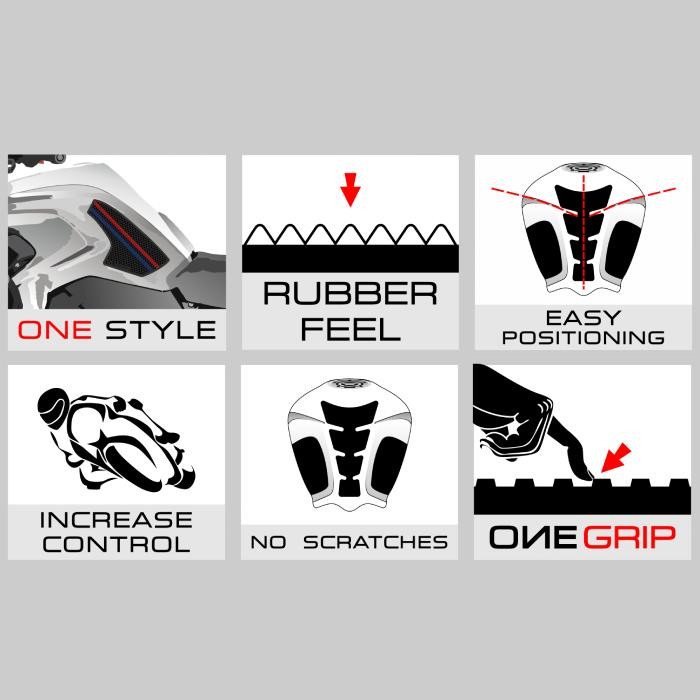 ONEDESIGN Grip Boczny HDR YZ250F 2014-2018 / YZ250 FX 15-19 / YZ450 F 14-17