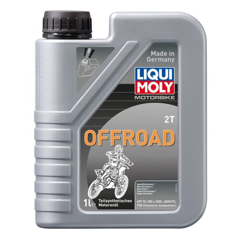Півсинтетична моторна олива LIQUI MOLY Motorbike 2T Offroad 1 літр