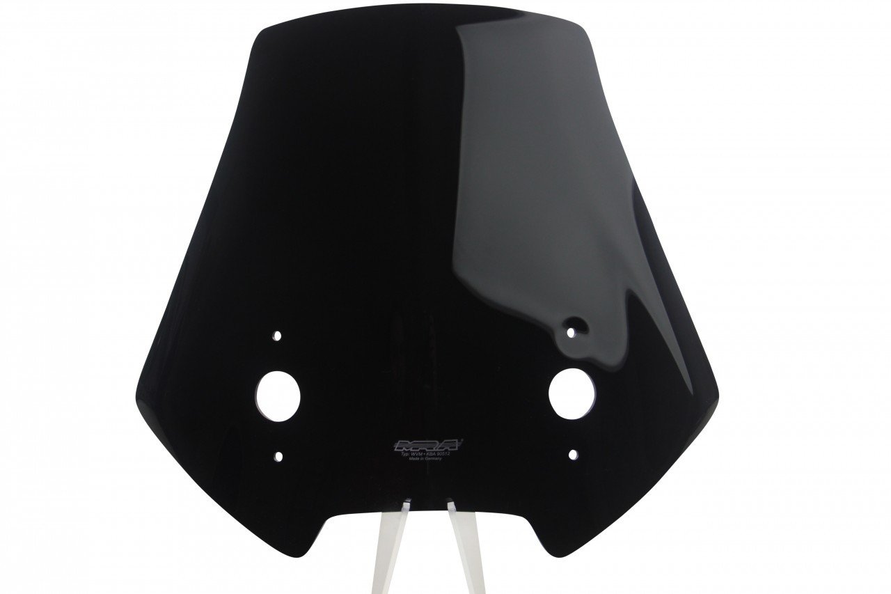 Мотоциклічне вітрове скло MRA KAWASAKI VERSYS 650 LE 650 E (E,F) 2015-2016, форма OM, чорне