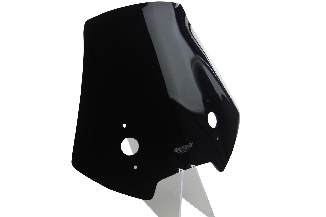 Мотоциклічне вітрове скло MRA KAWASAKI VERSYS 650 LE 650 E (E,F) 2015-2016, форма OM, чорне