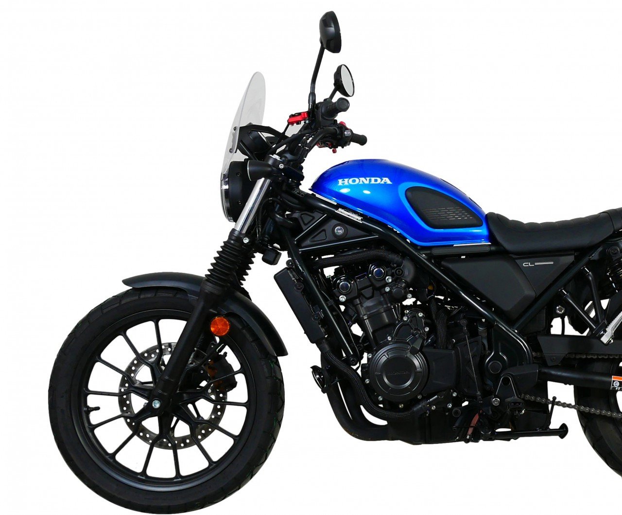 Лобове скло для мотоцикла MRA HONDA CL 500 2023-, форма TN, безбарвне