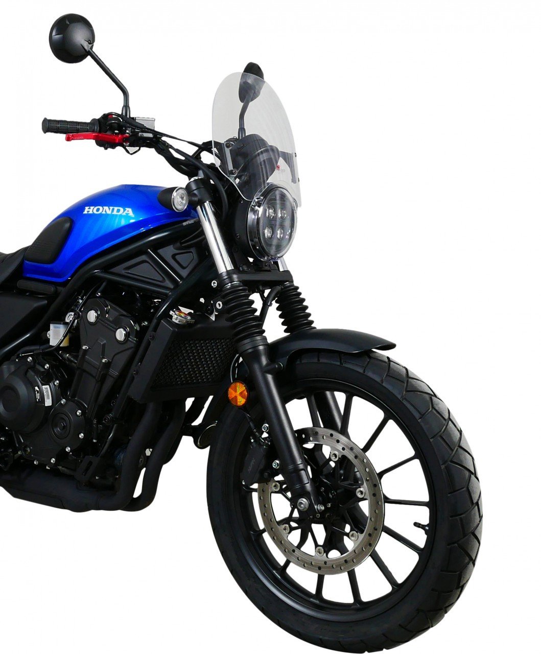 Лобове скло для мотоцикла MRA HONDA CL 500 2023-, форма TN, безбарвне