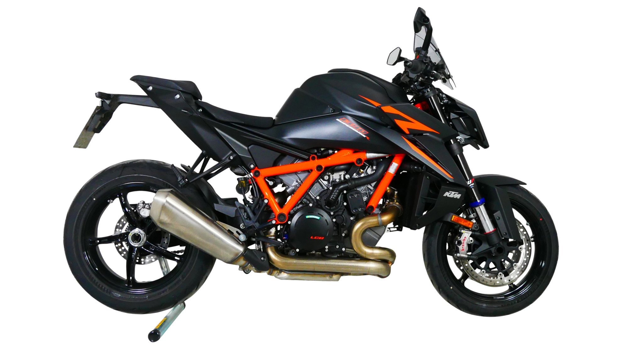 Сонцезахисне скло для мотоцикла MRA KTM 1390 SUPERDUKE R 2024-, форма NRM, затемнене