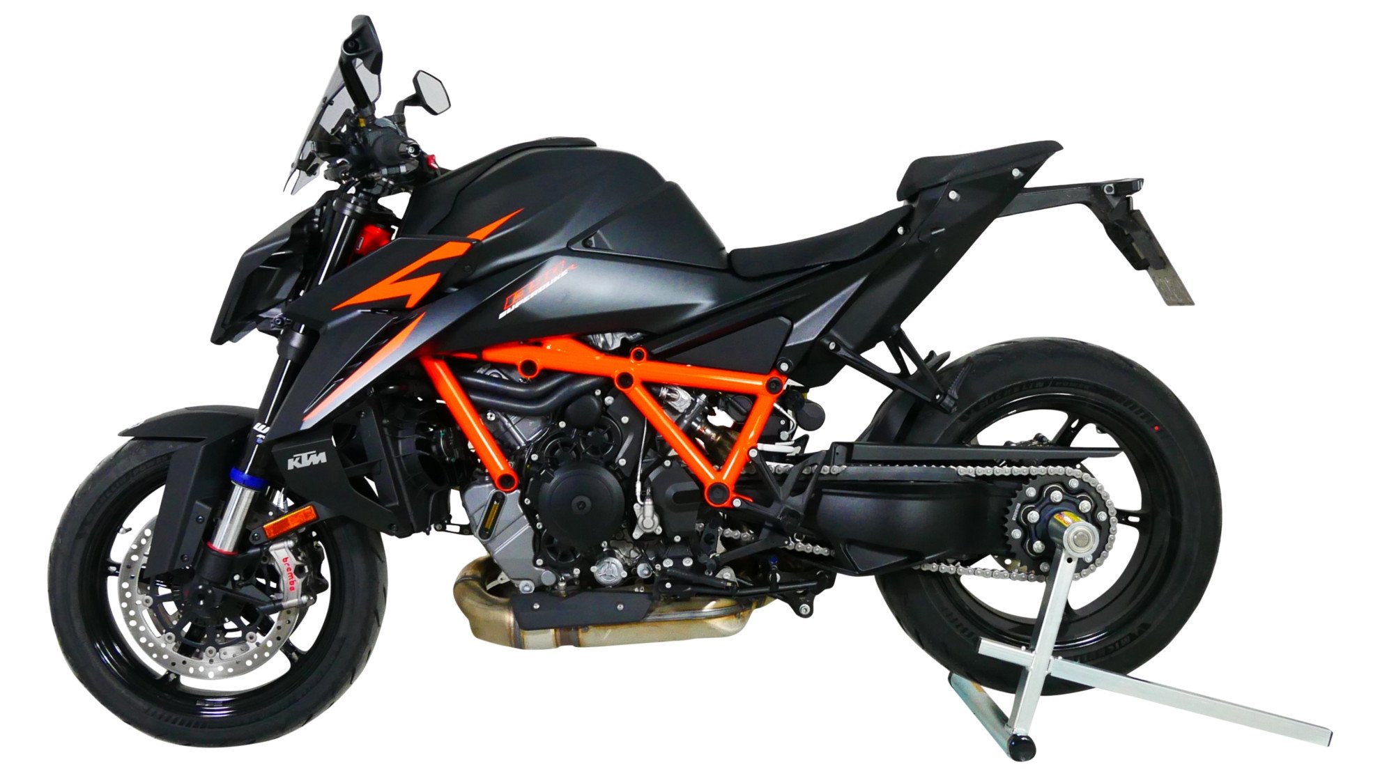 Сонцезахисне скло для мотоцикла MRA KTM 1390 SUPERDUKE R 2024-, форма NRM, затемнене